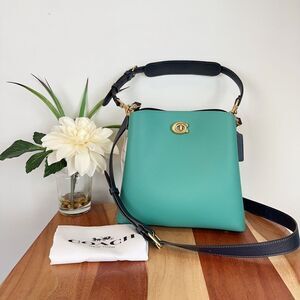 NWT Coach‎ Willow Bucket Bag In Colorblock